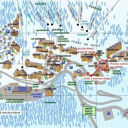 Apartament 4 A 6 Pieds Des Pistes *